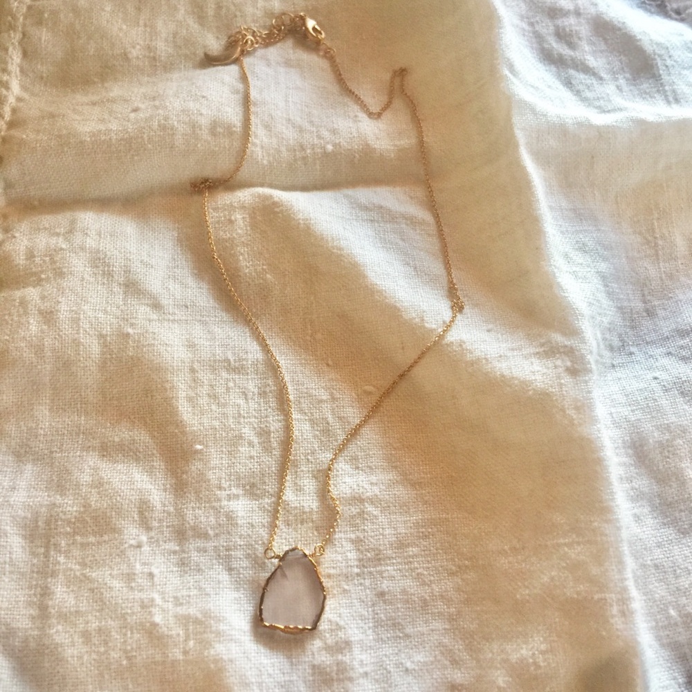 Luna Norte Gold Stone Necklace